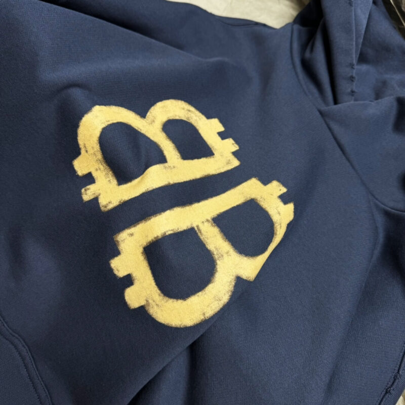 Balenciaga Hoodie Rep​ BB Blue - Image 5