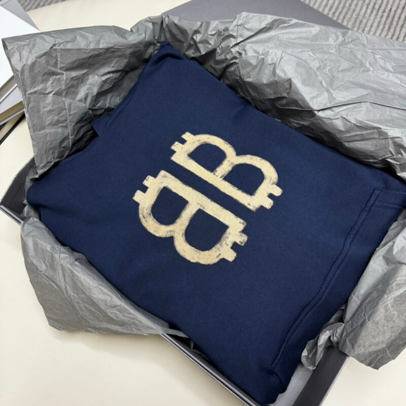 Balenciaga Hoodie Rep​ BB Blue - Image 9
