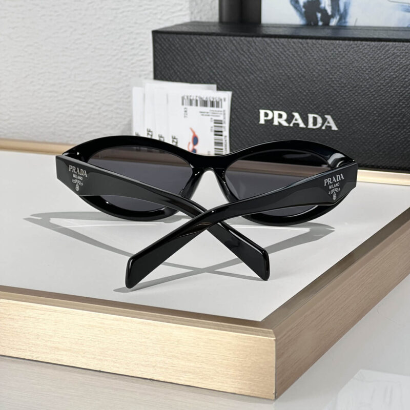 High Quality Black Prada Symbole Sunglasses - Image 7